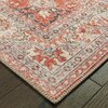 Homeroots 8 x 10 ft. Red & Gray Oriental Area Rug 388832